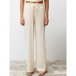 Trendyol Women Mid-Rise Regular Fit Trousers-picture-27