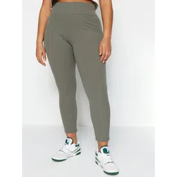 Trendyol Women Plus Size Slim-Fit Ankle-Length Training or Gym Tights-picture-19