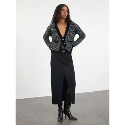 Trendyol Women Printed Crop Cardigan-picture-15