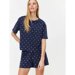 Trendyol Women Printed Night suit-picture-23