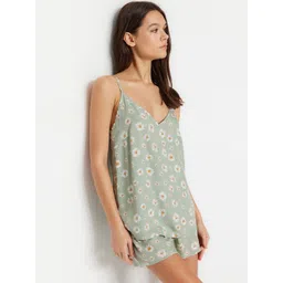 Trendyol Women Printed Night suit-picture-23