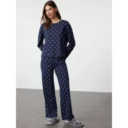 Trendyol Women Printed Night suit-picture-15