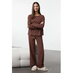 Trendyol Women Printed Night suit-picture-10
