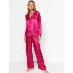 Trendyol Women Printed Night suit image 4