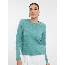 Trendyol Women Pullover with Embellished Detail-picture-30