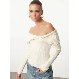 Trendyol Women Ribbed Pullover-picture-24