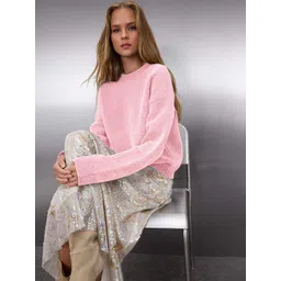 Trendyol Women Round Neck Long Sleeves Pullover-picture-34