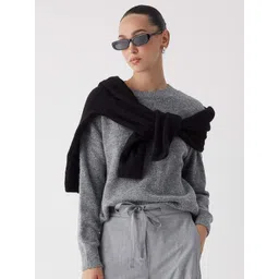 Trendyol Women Solid Long Sleeves Pullover-picture-19