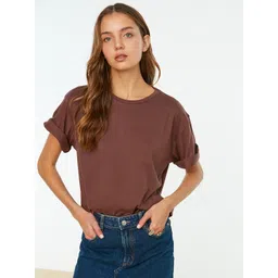 Trendyol Women Solid T-shirt-picture-42