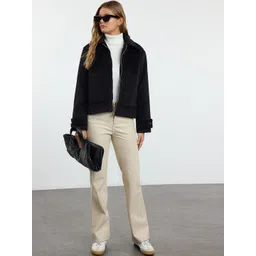 Trendyol Women Spread Collar Tailored Jacket-picture-22