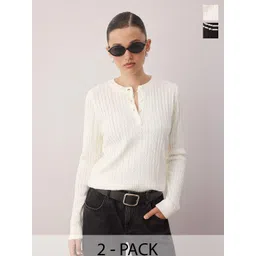 Trendyol Women Striped Colourblocked Pullover-picture-24