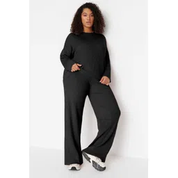 Trendyol Woven Design Round Neck Top And Trouser-picture-11