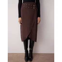 Trendyol Wrap Asymmetric Midi Skirt-picture-17