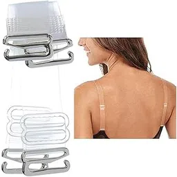 trendytrolley 15 MM Silicone Transparent Invisible Bra Straps - Set of 4 | Clear Non Slip Bra Straps For Women & Girls | 4 Pairs-picture-20