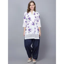 Trendzmy Floral Printed Pure Cotton Kurti-picture-20
