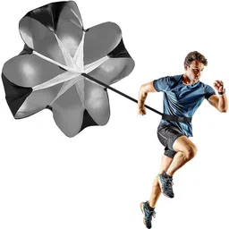 Trenz Fashion Speed Chute | Training Resistance Speed Parachute | 48 inch | in Carry Bag image 1