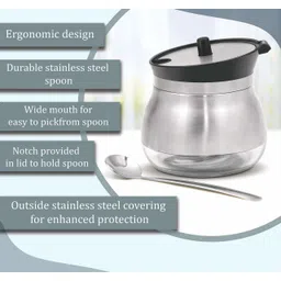 treo Oil & Vinegar Set Glass, Stainless Steel image 2