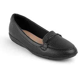 tresmode RUJER Women's Loafers Shoes - Round Toe Ladies Comfortable Soft Casual Footwear - Closed Back Vegan Friendly Durable-picture-44