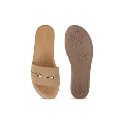 Tresmode Women Chic Beige Casual Flats image 5