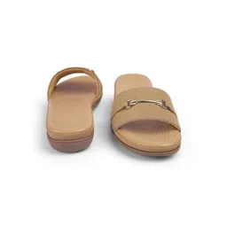 Tresmode Women Chic Beige Casual Flats image 2