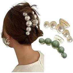 tresneria � Big Pearl Hair Clutcher for Women and Girls (Set of 2)-picture-21