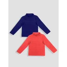 Tresnova Boys Navy Cotton Regular Fit T-Shirts - Pack of 2-picture-31