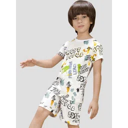TRESNOVA Unisex Kids Printed Night suit-picture-26