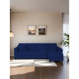 Trevi Aristocrat Velvet RHS 6 Seater Sectional Sofa (Blue)-picture-36