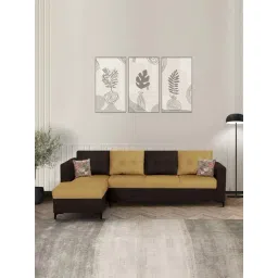 Trevi Omega LHS 6 Seater Sectional Sofa (Mahogany & Light Sand)-picture-20