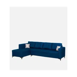 Trevi Omega LHS 6 Seater Sectional Sofa (Velvet Blue) image 3