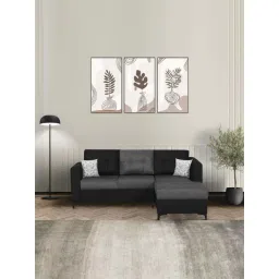 Trevi Omega RHS 5 Seater Sectional Sofa (Mystic Black & Grey)-picture-38