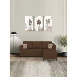 Trevi Omega RHS 5 Seater Sectional Sofa (Velvet Brown)-picture-32