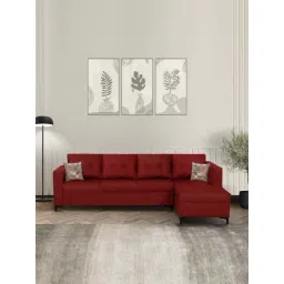Trevi Omega RHS 6 Seater Sectional Sofa (Red)-picture-12