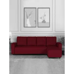 Trevi Topaz RHS 6 Seater Sectional Sofa (Red)-picture-14