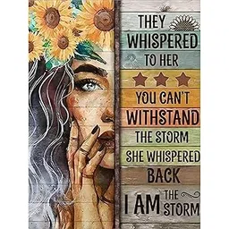 TREXEE 5D Diamond Painting by Number Kits for Adults & Kids, 12x16inch DIY Full Drill Embroidery Cross Stitch Pictures Art Kit, DIY Diamond Painting Kit DIY Painting kit (Color 27)-picture-21