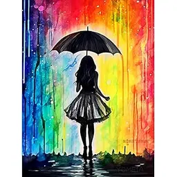 TREXEE 5D Diamond Painting Kits for Adults&Beginner Full Drill Girls Diamond Art Paint with Round Diamonds DIY Gem Painting Kit for Home Wall Decor(11.8x15.7in)-picture-17