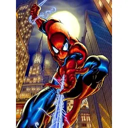 TREXEE DIY Spiderman 5D Diamond Painting Kits for Kids & Adults, Full Drill Diamond Dots Paintings for Beginners, Round 5D Paint with Diamonds Pictures Painting by Numbers (30X40 CM)(Unframed)-picture-28