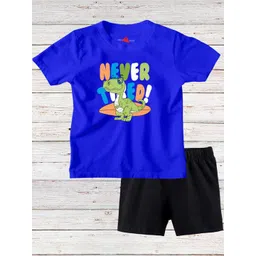TRIANGLETEES Unisex Kids Printed T-shirt with Shorts-picture-28