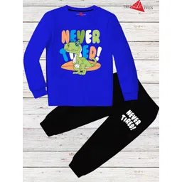 TRIANGLETEES Unisex Kids Printed T-shirt with Trousers-picture-46