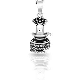 tribal ornaments 925 sterling silver divine Lord Shiva lingam pendant jewelry nsp650-picture-10