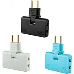 TRIBEAZI PCS 2 | 3-in-1 Travel Plug Adapter, Foldable Rotatable Design, Multi-Port Socket with EU/US Converter, White-picture-52