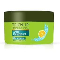 Trichup Anti-Dandruff Herbal Hair Cream - Enriched with Neem, Rosemary, Lemon & Tea Tree Oil - Fights Dandruff, Soothes the Itchy and Flaky Scalp (200ml)-picture-37