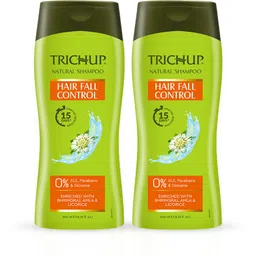 trichup Hair Fall Control Herbal Shampoo(200ml x Pack of 2)-picture-26