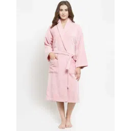 Trident Bridal Rose Cotton 350 GSM Bathrobe-picture-45