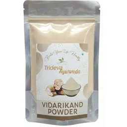 trideva ayurveda Vidarikand Powder Bidarikand ( Pueraria tuberosa ) Vidharikand Churna Pre Workout-picture-14