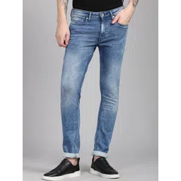 TRIGGER Men Slim Fit Mid-Rise Light Fade Stretchable Jeans-picture-16