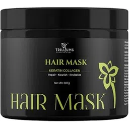 Trilliums Hair Mask - 500g | For Rough,Dry and Frizzy Hair | Infused with Collagen | Hair spa for Men & Women-picture-44
