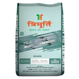Trimurti Tile Adhesive Cement (Diamond) 20 Kg Smooth Finish Silver Plus Series White-picture-20