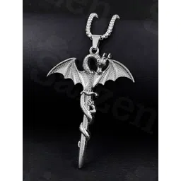 Trinket world Rhodium-Plated Animal Shaped Pendants with Chains-picture-34