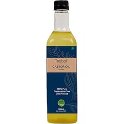 TRIPHAL Cold Pressed Castor Oil - 500ml, Edible Grade, For Internal Consumption, Hair & Skin Massage, Joint Care, Paraben & Lead Free, Erand Tail/Arandi Ka Tel Mild Purgative Properties, Hexane Free-picture-11